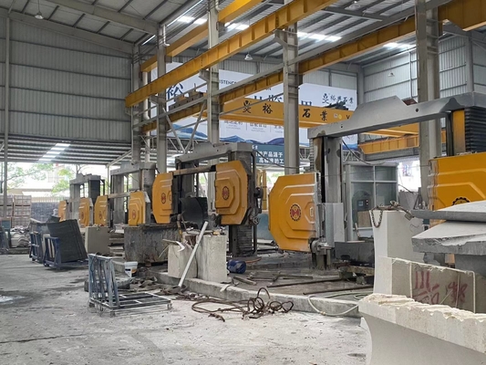 Automatic CNC Wire Saw Cutting Machine For Marble & Granite