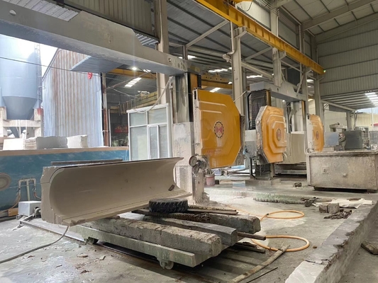 Automatic CNC Wire Saw Cutting Machine For Marble & Granite