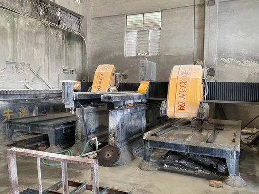 Precision Cutting Granite Marble Stone Profile Cutting Machinery With Security