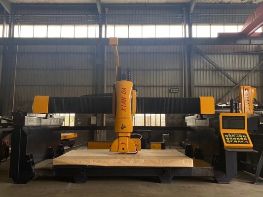 Fully 5 Axis Automatic Bridge Saw Cutting Machine With Memory Function For Power Off