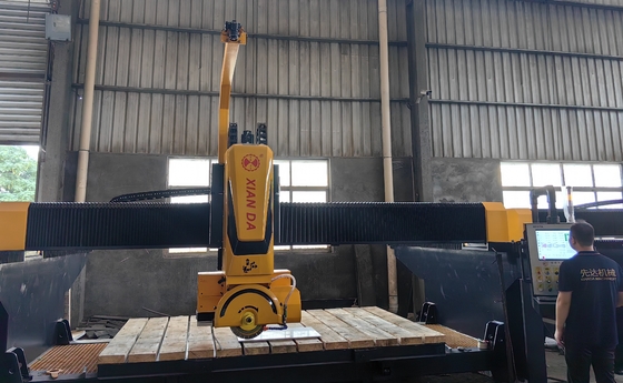 5 Axis Bridge Cutting Machinery For Arbitrary-shaped Lines fan-shaped Plates wash Basin And Special Shaped