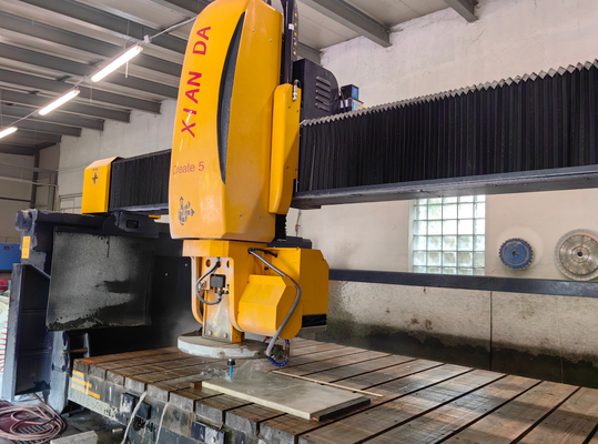 5 Axis Bridge Cutting Machinery For Arbitrary-shaped Lines fan-shaped Plates wash Basin And Special Shaped