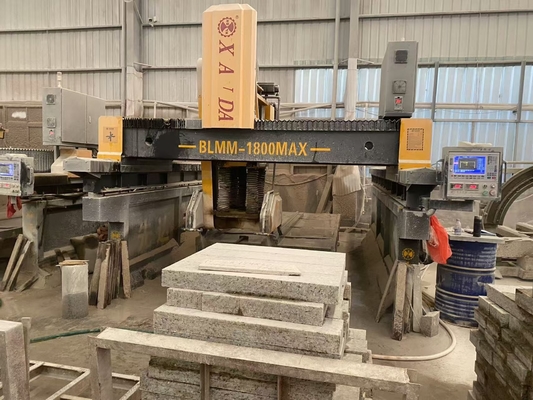 High Dual Beam Bridge Linear Cutting And Milling Depth Machinery