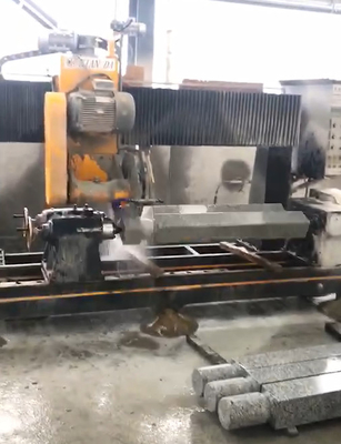 CNC / PLC Two Pcs Baluster Cutting Machine For Kingpost , Roadblock