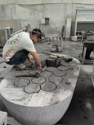 Drilling Machine For Tombstone , Stone Lanterns , Laundry Sink