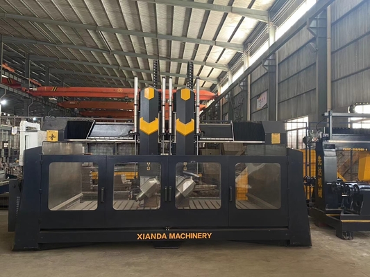 Xianda 4 Axis High Precision CNC Carving Machine With 0.02mm Positioning Accuracy And 5.5KW Spindle Power