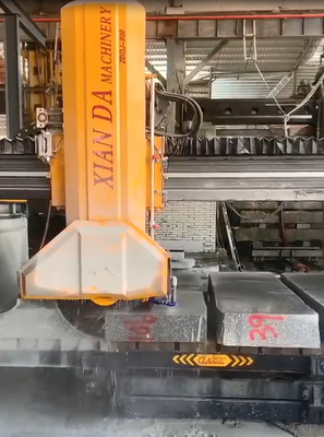 Water Consumption 3m3/h Xianda Stone Slab Cutting Machine For Precise Cutting