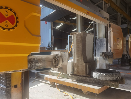 High Speed CNC Diamond Wire Saw Machine CNC-2000/2500/3000 For Special Shapes , Column Slabs