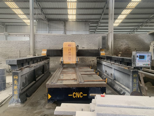 Easy Maintenance Stone Profile Cutting Machine For Linear Cutting And Milling