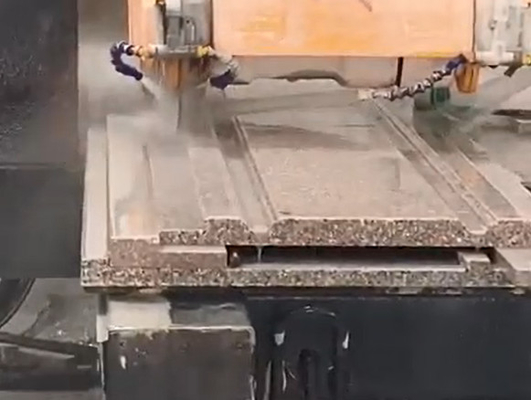 3 Axis Linear Cutting Machinery For Stone Cutting Material Stone