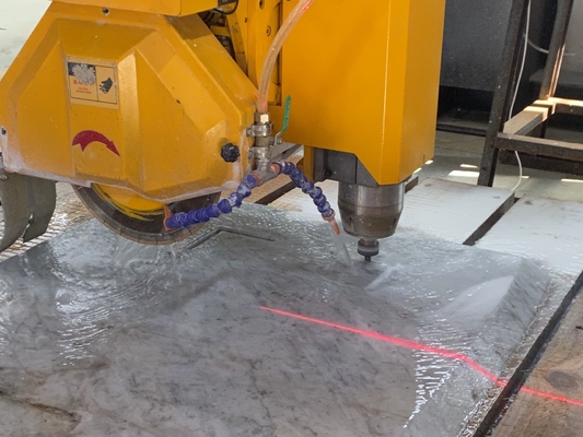 Xianda Italian CNC Multifunctional Countertop Machining Center 5 Axis Bridge Saw Stone Cutting Machine