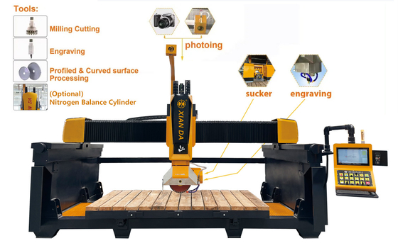 Xianda Leading 5-Axis Bridge Cutters With High Precision And Speed