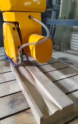 5 +1 Axis CNC Stone Bridge Saw Machine With Milling Cutter For Cutting Countertops Marble Granite Quartz Staircases