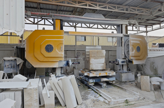 CNC Single Diamond Wire Saw Stone Machine For Special Shapes