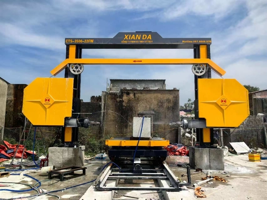 CNC Diamond Wire Saw Machine With 4 Flywheels For Industrial Stone Cutting