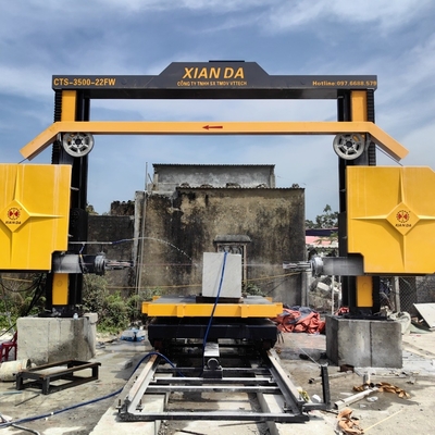 360° Rotation Degree CNC Diamond Wire Saw Machine Production Efficiency