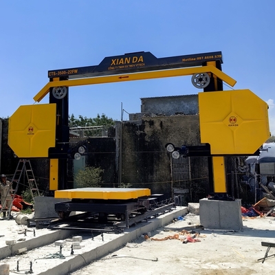 Performance Diamond Wire Saw Machine with 360° Rotation Degree and 15kw Main Motor