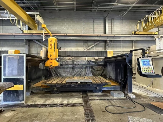 Multifunctional 5 Axis CNC Bridge Cutting Machine for Stone Processing