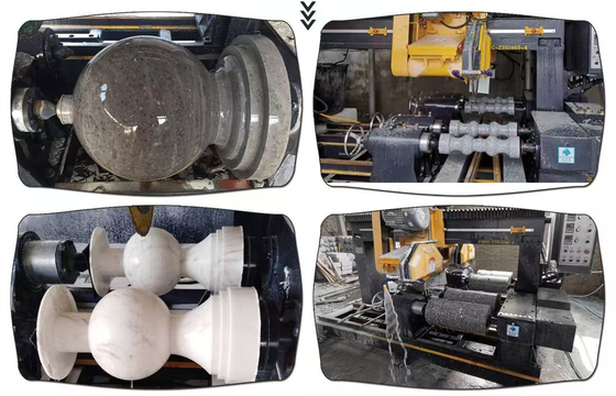 Efficient Solution For Railings Four Pcs Baluster Cutting Machine