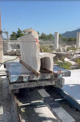 4 Axis CNC Wire Saw Stone Cutter: Suitable for Quarry & Factory Use