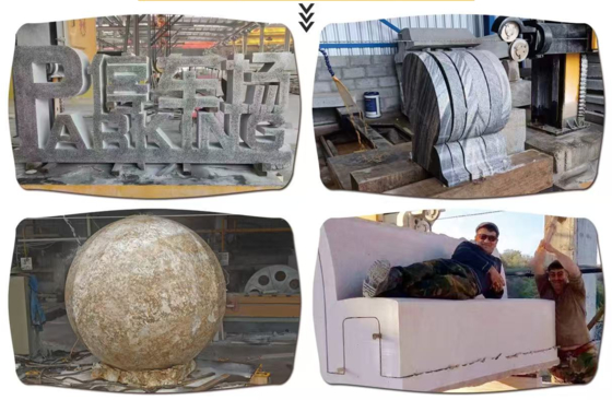 "4-Axis CNC Diamond Wire Saw Machine | Precision Stone Cutting for Special Shapes & Curved Designs"
