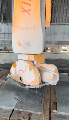 5-Axis Bridge Stone Cutting Machine | CNC Granite & Marble Profiling Saw