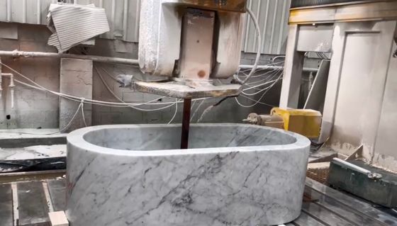5 Axis CNC Router with 20 kW BT40 Spindle True 5-Axis Simultaneous Control and Hybrid Table Design for Precision Stone Cutting