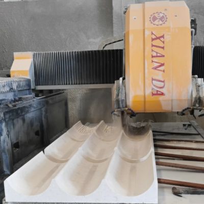 3-axis CNC Bridge Type Linear Cutting and Milling Machine with 3500 mm Processing Length and Multi-Function Precision Blade Lifting