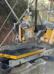 Dual-Blade Arc-Slab Automatic Edge Trimming Machine