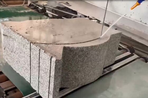 Vertical CNC Wire Saw Machine For Curved Curbstone