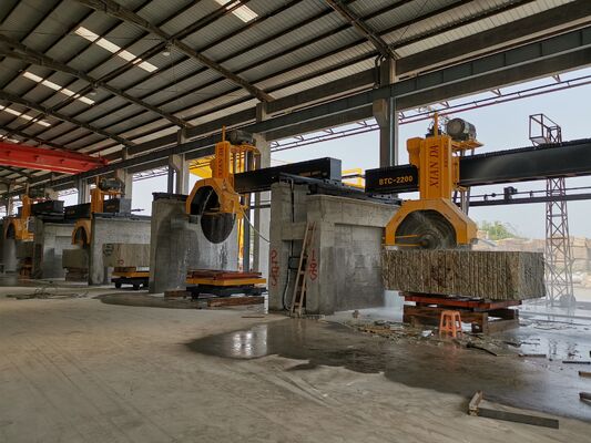 Max Blade Diameter 2500mm/2800mm Bridge Saw Cutting Machine For Big Marble Block Stone Processing