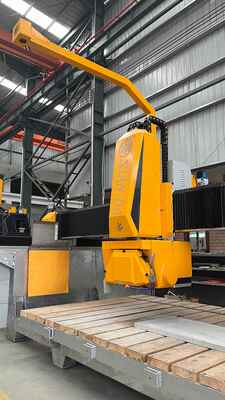 4-Axis Intelligent Bridge Stone Cutting Machine  with 600mm Saw Blade High-End CNC System for Granite Marble Slab Processing