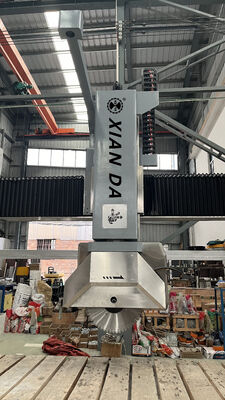 5-Axis Bridge Stone Cutter with Italian DDX System 900mm Saw Blade and ±0.1 mm Cutting Accuracy