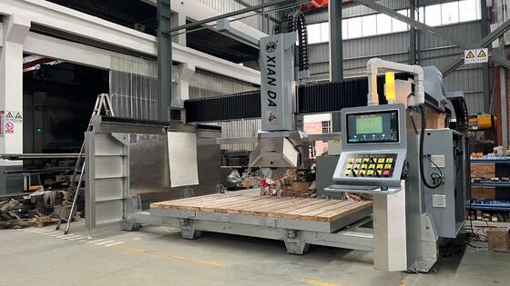 CE   5-Axis Bridge Stone Cutter Italian DDX  System  900mm Saw Blade with Optional Protective Silding Door
