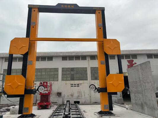 CNC Diamond Wire Saw Machine with 3500*3000*1800mm Max Processing Size and 11kw Main Motor for Stone Cutting