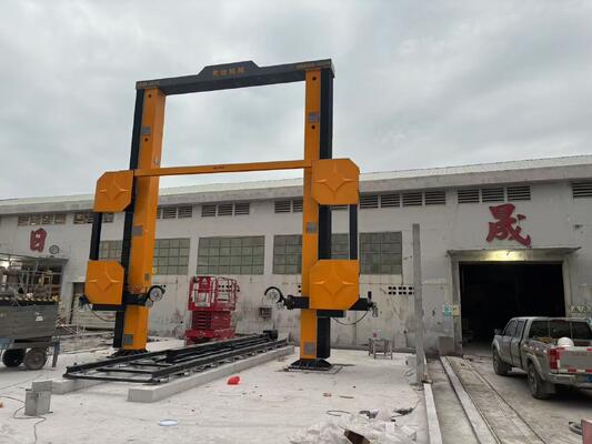 CNC Diamond Wire Saw Machine with 3500*3000*1800mm Max Processing Size and 11kw Main Motor for Stone Cutting