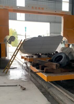 CNC Diamond Wire Saw Machine with 3500*3000*1800mm Max Processing Size and 11kw Main Motor for Stone Cutting