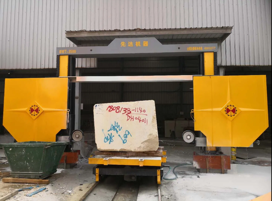 Xianda BWT-3500-21 PLC Heavy Duty Diamond Wire Saw Machine | Premium Stone Block Trimming & Dressing Saw for Marble and Granite