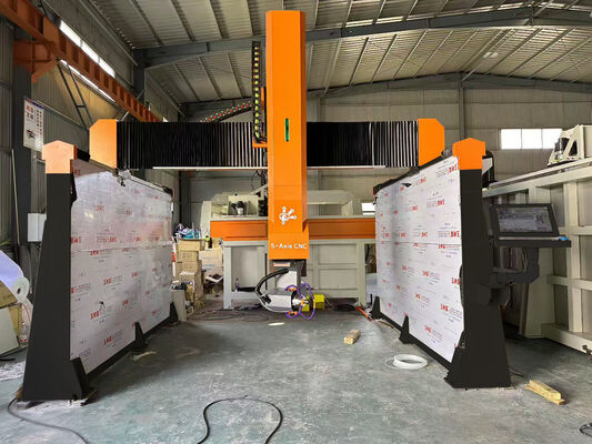 FAEM-3320 Five Axis Stone CNC Engraving Machine For Marble Granite Sculpture Carving