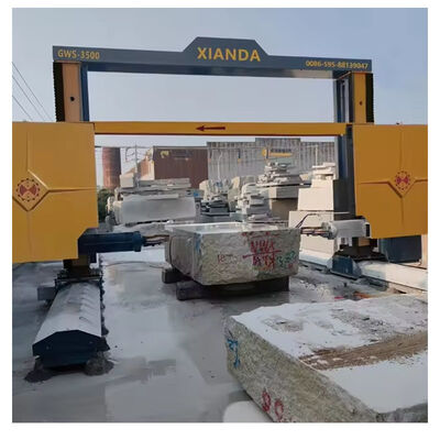 Industrial Gantry Movable Diamond Wire Saw Cutting Machine for Granite Block Fabrication