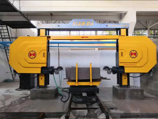 Xianda Discovery 5 Axis CNC Diamond Wire Saw Machine for Marble Granite 3D Arc Column Shaping Stone  Profiling Cutter