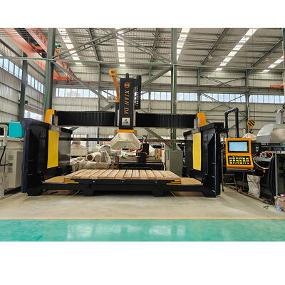5-Axis CNC Bridge Cutting Machine Promote 900 High Precision Granite Marble Saw with 360° Rotation