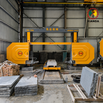 Stone Granite Marble Diamond Wire Saw Machine CNC Control System Heavy Duty