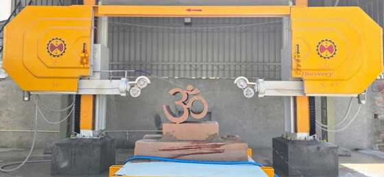 XIANDA Marble Basalt CNC Diamond Bead Wire Saw Stone Cutting Profiling Machine