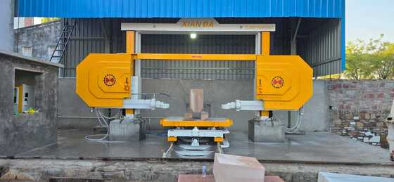XIANDA Marble Basalt CNC Diamond Bead Wire Saw Stone Cutting Profiling Machine