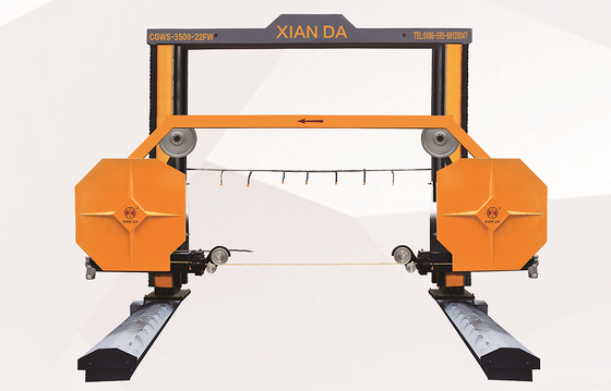 Gantry Movable CNC single wire saw machine for Spain market
