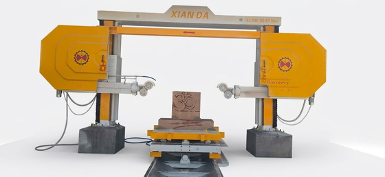 One Diamond Wire Saw Engineered for Axle Horizontal Double-head Saw Providing Consistent Cutting Results and Longevity