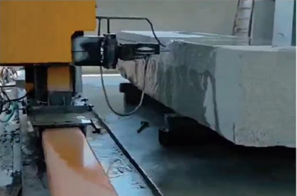 Gantry Movable CNC Wire Saw Machine with Four-Flywheel for Large Stone Block Cutting 3500 × 3500 × 2200 mm