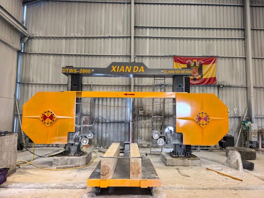 DTWS-2000SA CNC Diamond Wire Saw Machine with High Cutting Precision and 360° Rotation for Stone Profiling