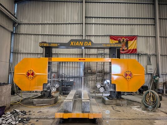 DTWS-2000SA CNC Diamond Wire Saw Machine with High Cutting Precision and 360° Rotation for Stone Profiling